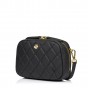 Жіноча сумка крос-боді з натуральної шкіри чорна BAGS4LIFE H0051