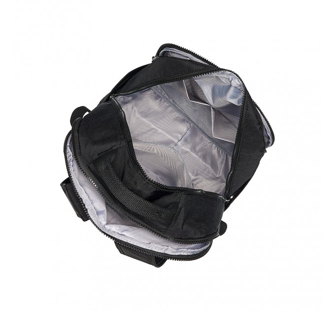 Рюкзак женский из полиэстера черный BAGS4LIFE 88001 со стеганным карманом