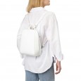 Рюкзак жіночий шкіряний білий Vito Torelli 1012 4070/1005 міні пітон