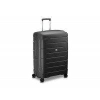 Валіза велика пластикова чорна Roncato Modo Starlight 423451/01 з розширенням