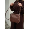 Сумка жіноча з натуральної шкіри коричнева BAGS4LIFE 99-58