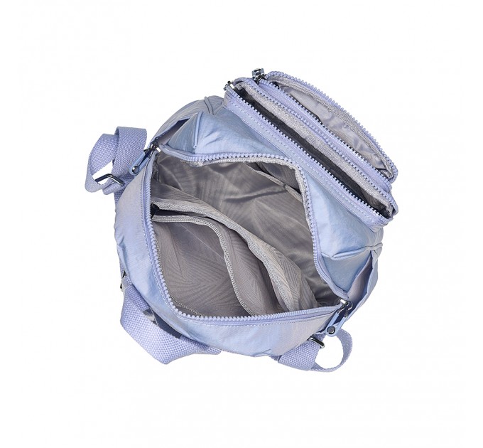 Рюкзак жіночий з поліестера бузковий BAGS4LIFE 88002