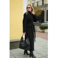 Женская сумка-мешок из натуральной кожи черная BAGS4LIFE 9779