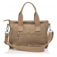 Женская сумка-тоут из полиэстера бежевая BAGS4LIFE 88008 с ручками