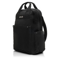 Рюкзак жіночий з поліестера чорний EPOL 6116-05 з ручками