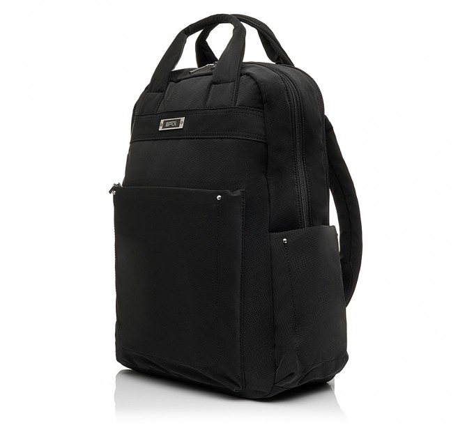 Рюкзак женский из полиэстера черный EPOL 6116-05 с ручками