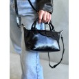 Сумка жіноча з натуральної шкіри чорна BAGS4LIFE 77158