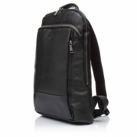 Чоловічій рюкзак для ноутбука зі шкіри Bags4life 6475 чорний