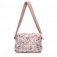 Сумка кросс-боди женская из полиэстера розовый принт BAGS4LIFE 91105