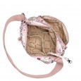 Сумка кросс-боди женская из полиэстера розовый принт BAGS4LIFE 91105