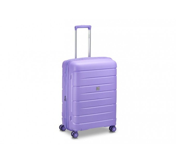 Чемодан средний пластиковый лаванда Roncato Modo Starlight 423452/85 с расширением