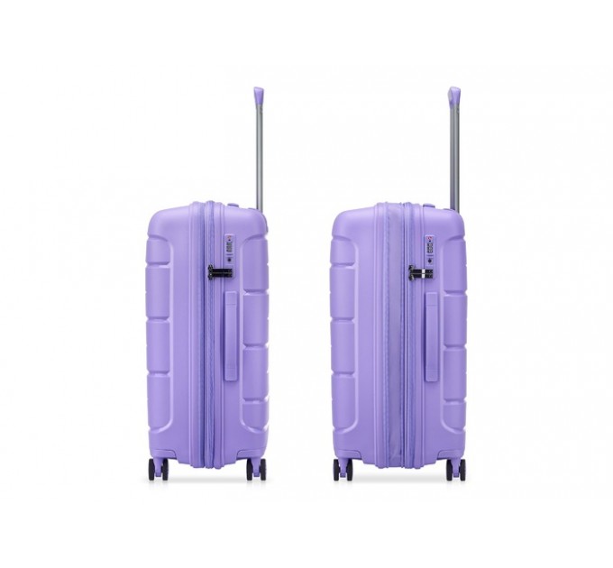 Чемодан средний пластиковый лаванда Roncato Modo Starlight 423452/85 с расширением