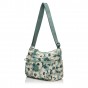 Сумка крос-боді жіноча з поліестера зелений принт BAGS4LIFE 91004