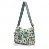 Сумка крос-боді жіноча з поліестера зелений принт BAGS4LIFE 91004