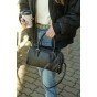 Жіноча сумка з натуральної шкіри чорна BAGS4LIFE 8208