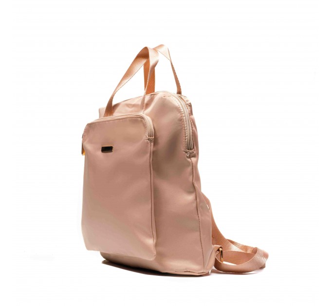 Рюкзак для женщин тканевый бежевый BAGS4LIFE W7075 городской