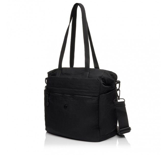 Жіноча сумка-шопер з поліестера чорна BAGS4LIFE 66902