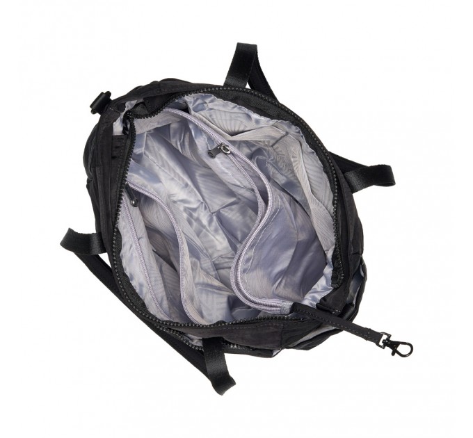 Жіноча сумка-шопер з поліестера чорна BAGS4LIFE 66902