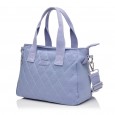Жіноча сумка-тоут з поліестера бузкова BAGS4LIFE 88008 з ручками