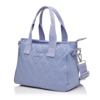 Жіноча сумка-тоут з поліестера бузкова BAGS4LIFE 88008 з ручками