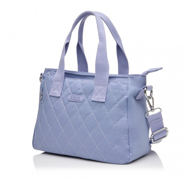 Жіноча сумка-тоут з поліестера бузкова BAGS4LIFE 88008 з ручками