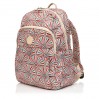 Рюкзак женский из полиэстера бежевый принт BAGS4LIFE 91401