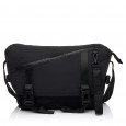 Сумка-мессенджер из полиэстера черная BAGS4LIFE 66604 с клапаном