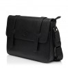 Чоловіча сумка-портфель з натуральної шкіри чорна BAGS4LIFE MAN 6825