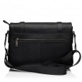 Чоловіча сумка-портфель з натуральної шкіри чорна BAGS4LIFE MAN 6825