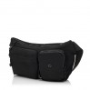 Сумка-бананка жіноча з поліестера чорна BAGS4LIFE 66908