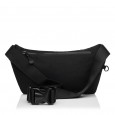 Сумка-бананка жіноча з поліестера чорна BAGS4LIFE 66908