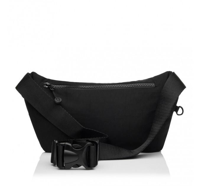 Сумка-бананка жіноча з поліестера чорна BAGS4LIFE 66908
