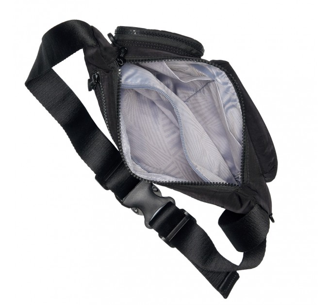 Сумка-бананка жіноча з поліестера чорна BAGS4LIFE 66908