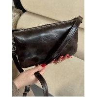 Жіноча сумка-месенджер з натуральної шкіри коричнева Vito Torelli 1054 2115