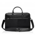 Деловая сумка с натуральной кожи черная BAGS4LIFE MAN 6242