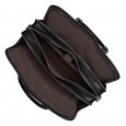 Деловая сумка с натуральной кожи черная BAGS4LIFE MAN 6242