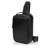 Чоловіча сумка-портфель з натуральної шкіри чорна BAGS4LIFE MAN 7220 з короткою ручкою