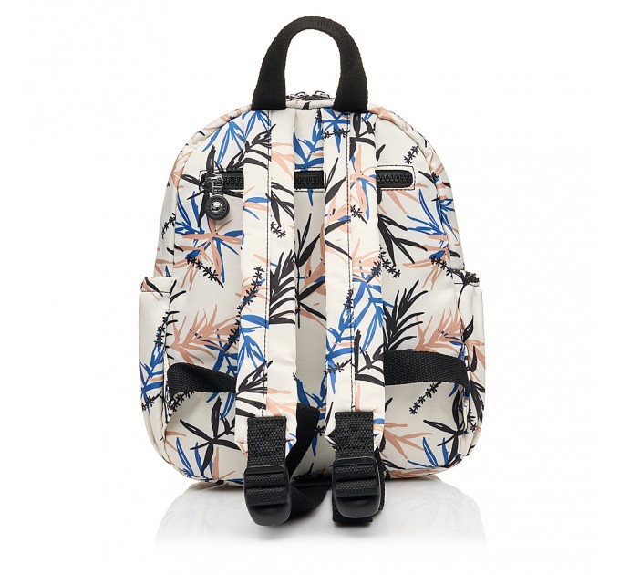 Рюкзак жіночий з поліестера чорний принт BAGS4LIFE 91402