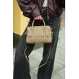 Жіноча сумка-тоут з натуральної шкіри бежева BAGS4LIFE 99067 з клапаном