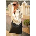 Женская сумка-хобо из натуральной кожи коричневая BAGS4LIFE 3310