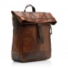Рюкзак для ноутбука з натуральної шкіри коричневий CHIARUGI Old Tuscany 54009 Marr