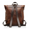 Рюкзак для ноутбука из натуральной кожи коричневый CHIARUGI Old Tuscany 54009 Marr