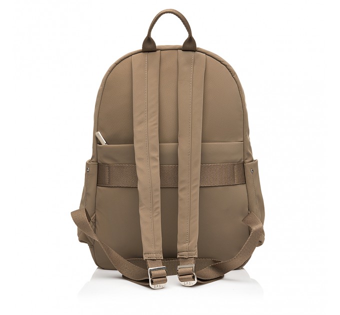 Рюкзак женский из полиэстера светло-коричневый EPOL 6116-06