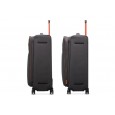 Чемодан большой тканевой графит Roncato MOVE 415351/92 с расширением