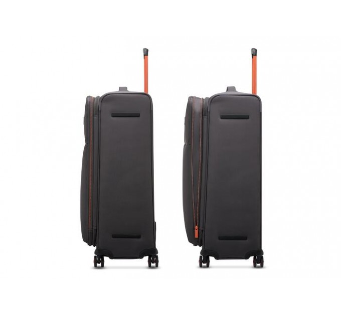 Чемодан большой тканевой графит Roncato MOVE 415351/92 с расширением