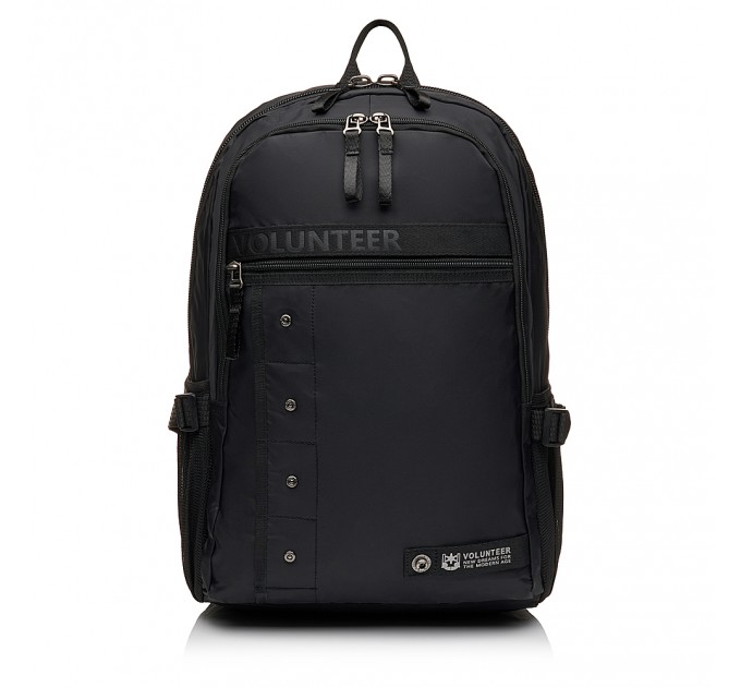 Мужской рюкзак из полиэстера черный VOLUNTEER 1876-03