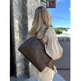 Сумка жіноча з натуральної шкіри коричнева BAGS4LIFE 7006