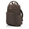 Рюкзак женский из полиэстера коричневый EPOL 6116-05 с ручками