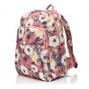Рюкзак жіночий з поліестера рожевий принт BAGS4LIFE 91401