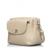 Жіноча сумка з натуральної шкіри крос-боді світло-бежева Vito Torelli 1014 1213